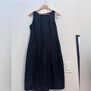 J Crew  Black Portfolio Dress Size 6 Elegant  Sleeveless